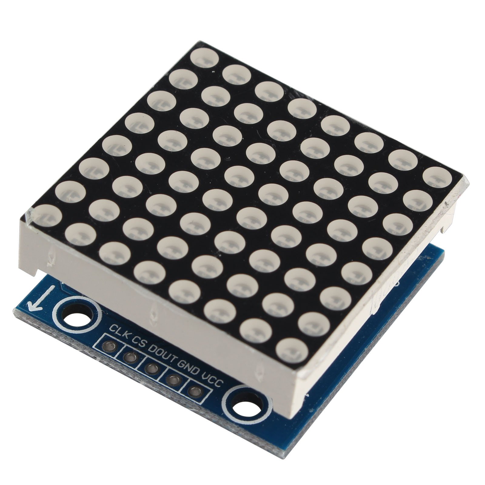 HALJIA Seamless Cascadable MAX7219 PIC 8x8 Dot Matrix Display LED 5.5V Control Module Compatible with Arduino