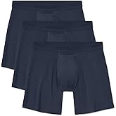 Tommy John Second Skin Relaxed Fit 6" Boxer - 3 Pack, Luxurious Modal Stretch Fabric, Non-Pilling, Comfortable Contour Pouch