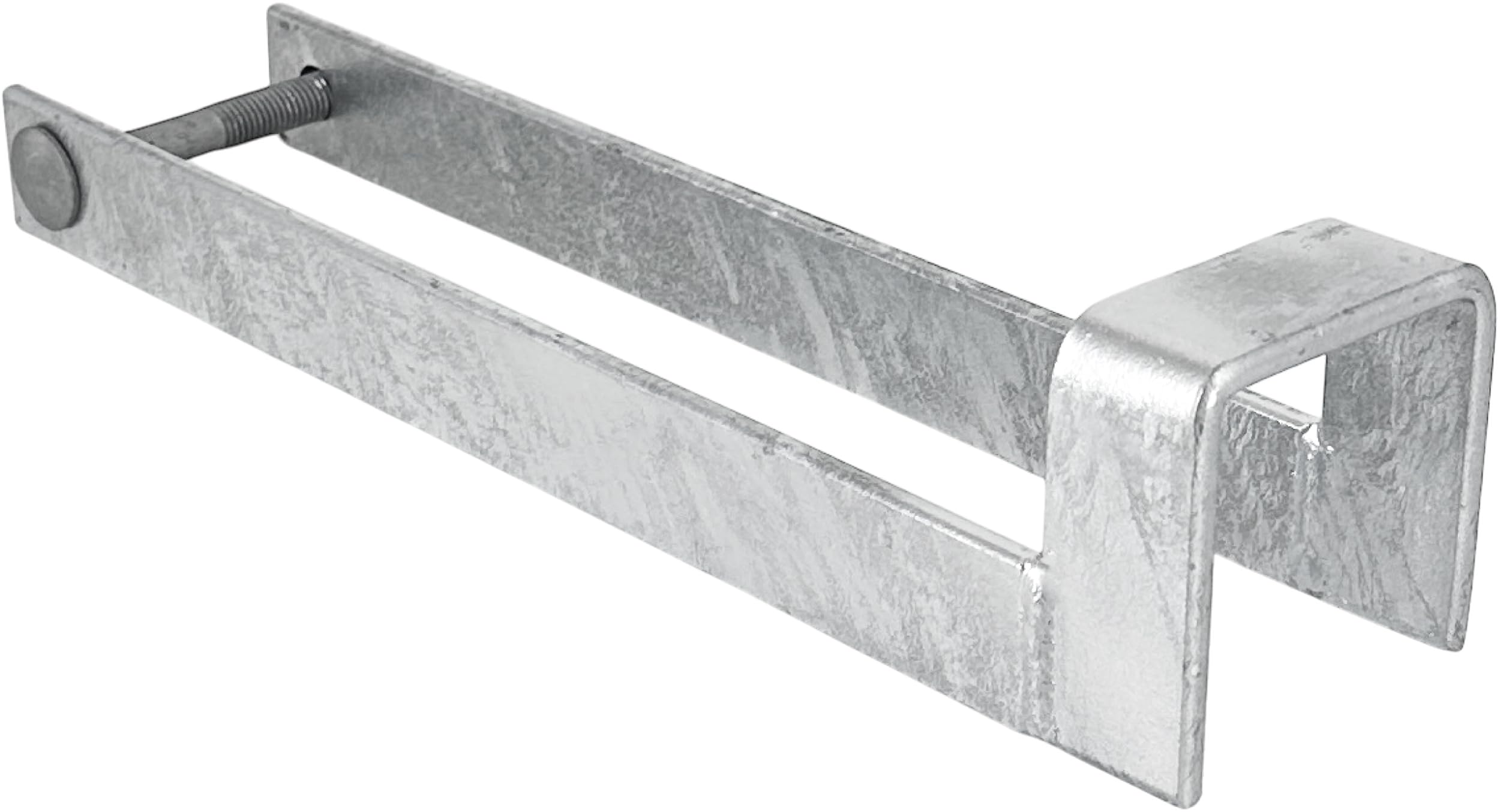 IRONTITE® Heavy Duty Gate Latch for Wooden Gates 2" Wide Gate - Driveway, Farm and Field Gate Lock, Gate Catch, Throw Over Gate Loop for Secure Wood Gate Closing (Galvanised)