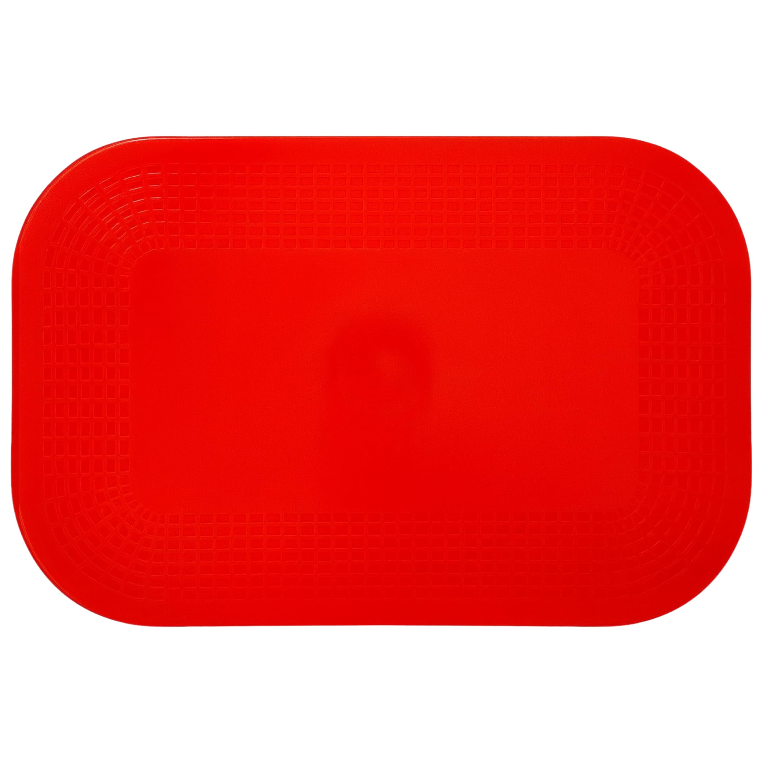 DYCEM Non Slip Rectangular Pad 38 x 45 cm, Red, Precut Adhering Pad, Grip Assistance, Non-Toxic, Prevents Objects From Sliding or Rolling, Ideal for Cups, Plates, & Eating Utensils