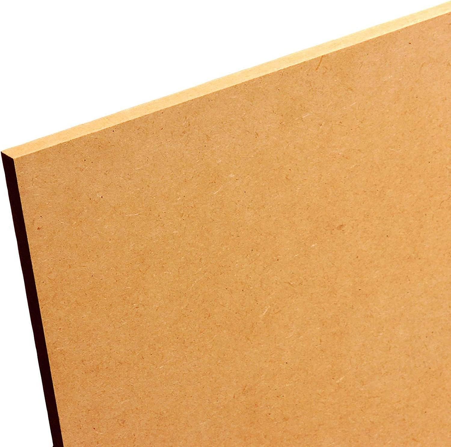 Pack of 1 Sheet MDF 9mm Thick - Size A4 (297mm x 210mm) - Smooth Surface for Watercolor Painting, Sketching, Drawing as Well as DIY, Arts and Crafts