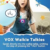 Retevis RT388 Kids Walkie Talkies VOX, Flashlight, 8 Volume Levels, Blue-Pink view 7