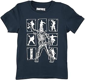 Fortnite Niño Camisetas, Polos y Camisas Negro 