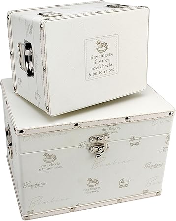 LTC tronco de madera Set de dos cajas de almacenamiento de ...