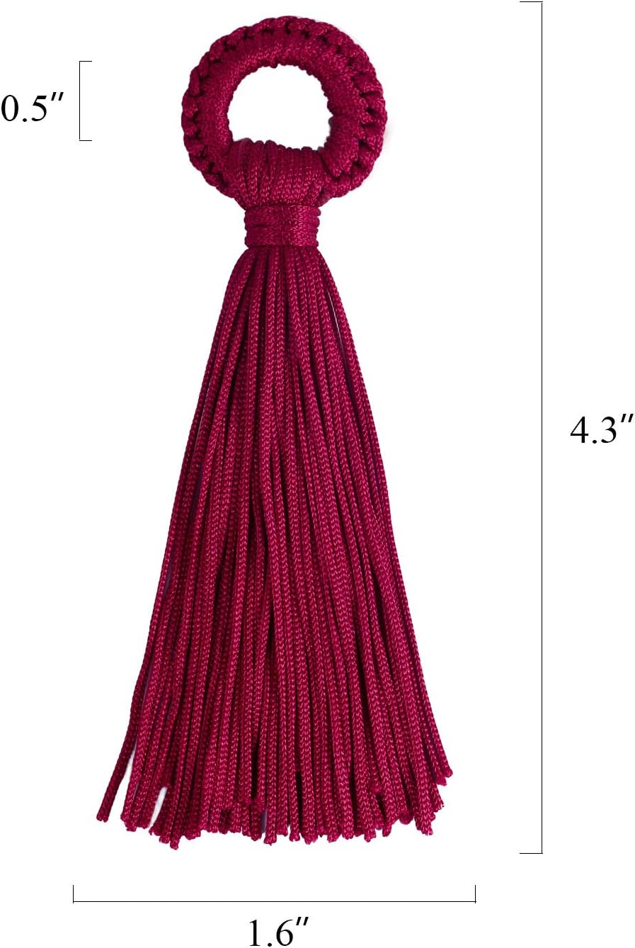 Wholesale 12 PCS Craft Tassels Handmade Soft Silk Large Long Tassel Bulk for Bookmark，Keychain