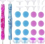 Dacitiery 26PCS Resin Diamond Art Pens 5D DIY Drill Pen Kit with Boxes view 1