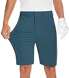 JWM Mens 9" Stretch Golf Shorts - Lightweight