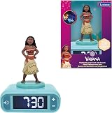 Lexibook Moana Nightlight Alarm Clock RL800VN with 6 Sounds & Snooze