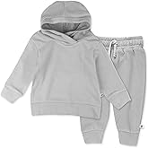 HonestBaby unisex-baby Light Weight Hoodie & Sweatpant Set 100% Organic Cotton for Toddler, Baby Boys, Girls