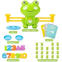 lonfypeng Frog Balance Counting Toys, Cool Math