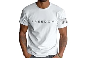 GENERIC Freedom Charlie Kirk White T Shirt White L I am Charlie Kirk Shirt