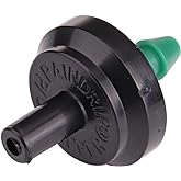 Raindrip PC8010B 2 GPH Pressure Compensating Drippers, Drip Irrigation Emitters for Drip Irrigation Gardening System, Maintains Constant Water Flow, 10-Pack, Green