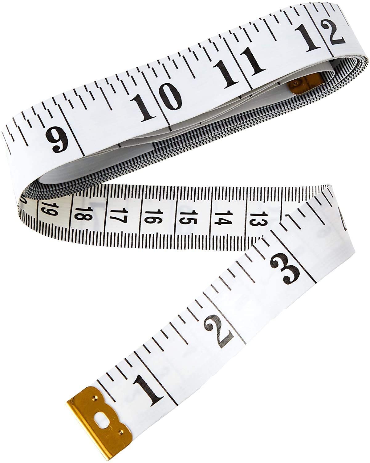 Measuring Tape, Tape Measure for Body 3 Pack Double Scale Measurement Tape for Sewing, Body, Tailor 60 Inch/ 150 cm, White (white)