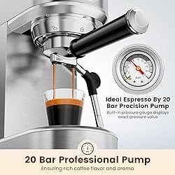 ANYCOLD Espresso Machine 20 Bar, Compact Espresso