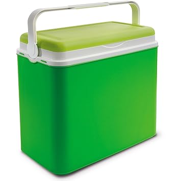 Nevera portátil 24 litros 40 x 24 x 37 cm, Uni, colores verde ...