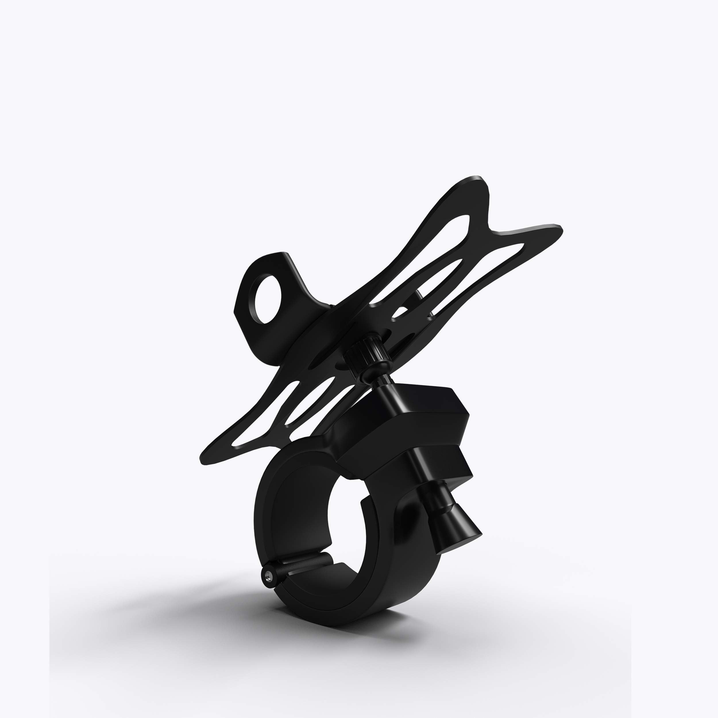 Toreto Mount Mobile Holder for Bike Compatible for All Smartphones (TOR-161, Black)