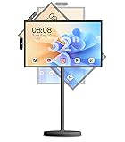 Cozyla Mate 32 Inch Mobile Portable TV Stand on