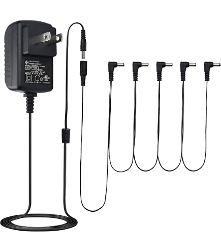 Adaptateur 9V AC/DC Pour Pédales Guitare – Avec Câble Daisy Chain 5 Voies, Norme UE - 5