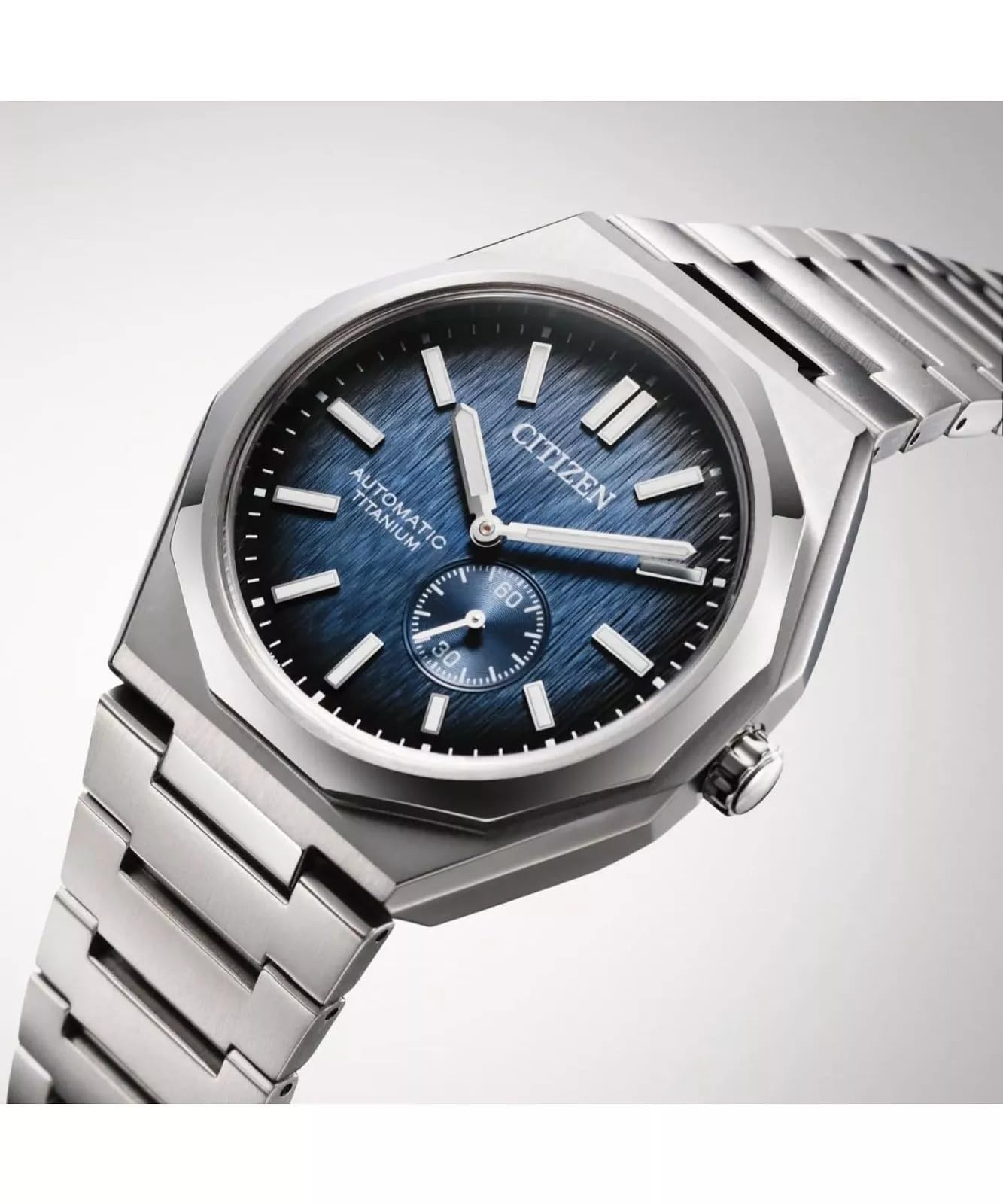 Citizen Herren Analog Automatik Armbanduhr Super Titanium Zenshin 60 4