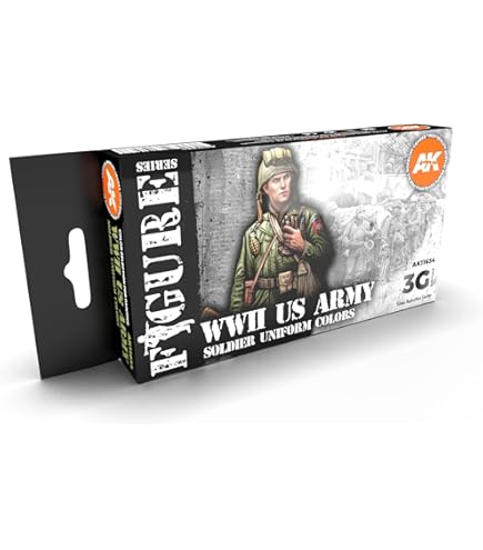 Amazon.com: AK Interactive 3G DAK Soldier Uniform Colors - Plastic