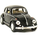 5" 1967 Volkswagen Classic Beetle 1:32 Scale (Black) by Kinsmart