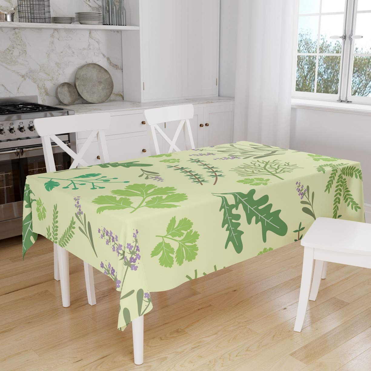 Bonamaison Kitchen Decoration, Tablecloth, 140cm x 160cm - Designed and Manufactured in Turkey