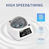 LACHOI Mini Lab Centrifuge 1000-10000RPM LCD Digital Benchtop 8x 2ml Tubes PCR view 4