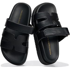 Project Cloud Girls Sandals - 100% Genuine Leather Sandals for Girls - Stylish Girls Footwear with Plush Soft Insole - Non-Sl