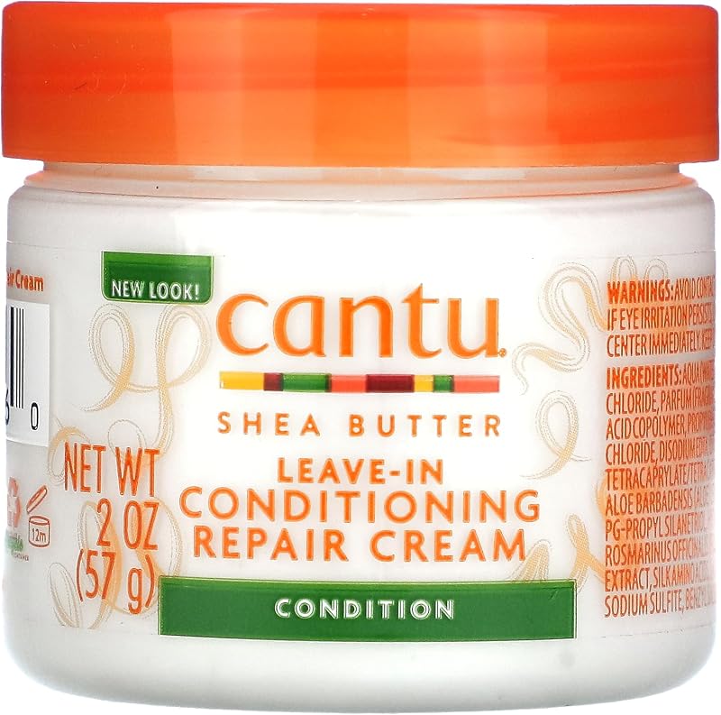 Cantu Shea Butter Leave-in Conditioning Repair Cream 2 oz Repair Damaged Hair