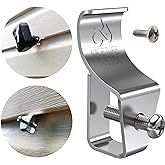 NACETURE Vinyl Siding Hooks (6 Pack) Vinyl Siding Clips for Hanging Outdoor Decorations for Patio - Heavy Duty No-Hole Needed