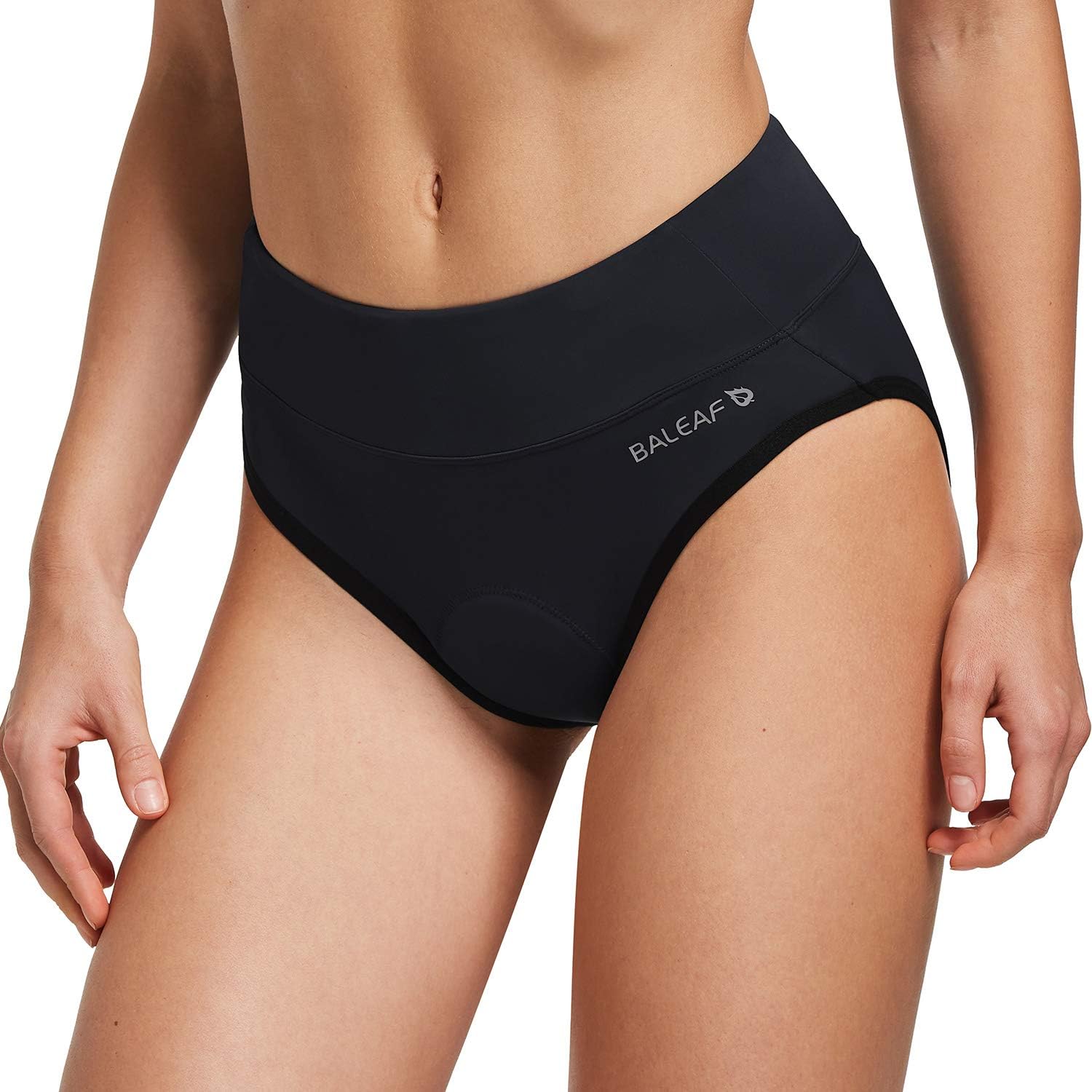 BALEAF Women's Cycling Underwear 3D Padded Gel Chamois Bicycle Bike Shorts High Waist Spinning Shorts Mountain Biking Briefs: Clothing
