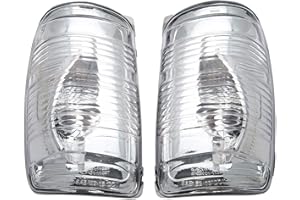 MASO 2Pcs Wing Mirror Indicator Lamp Lens Cover Compatible with Transit MK8 2014 Onwards Right&Left Side(MPN:1847387,1847389)