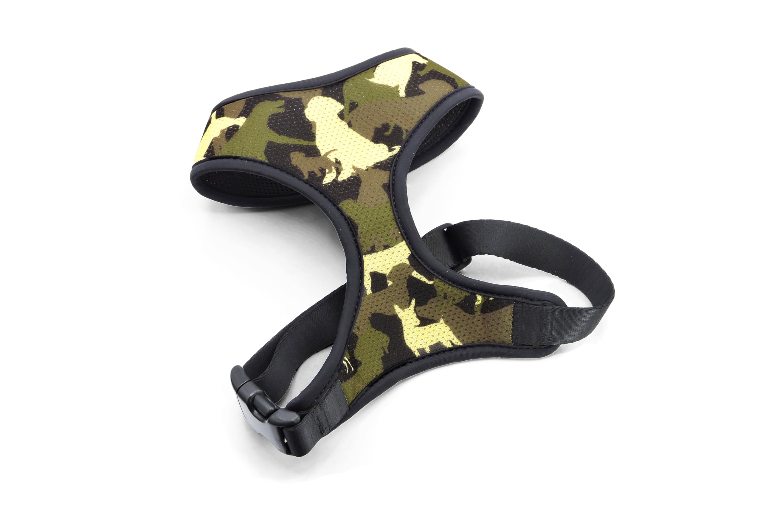 MORSO® Air Mesh Breathable Harness for Small Medium Dogs Army Green Size L
