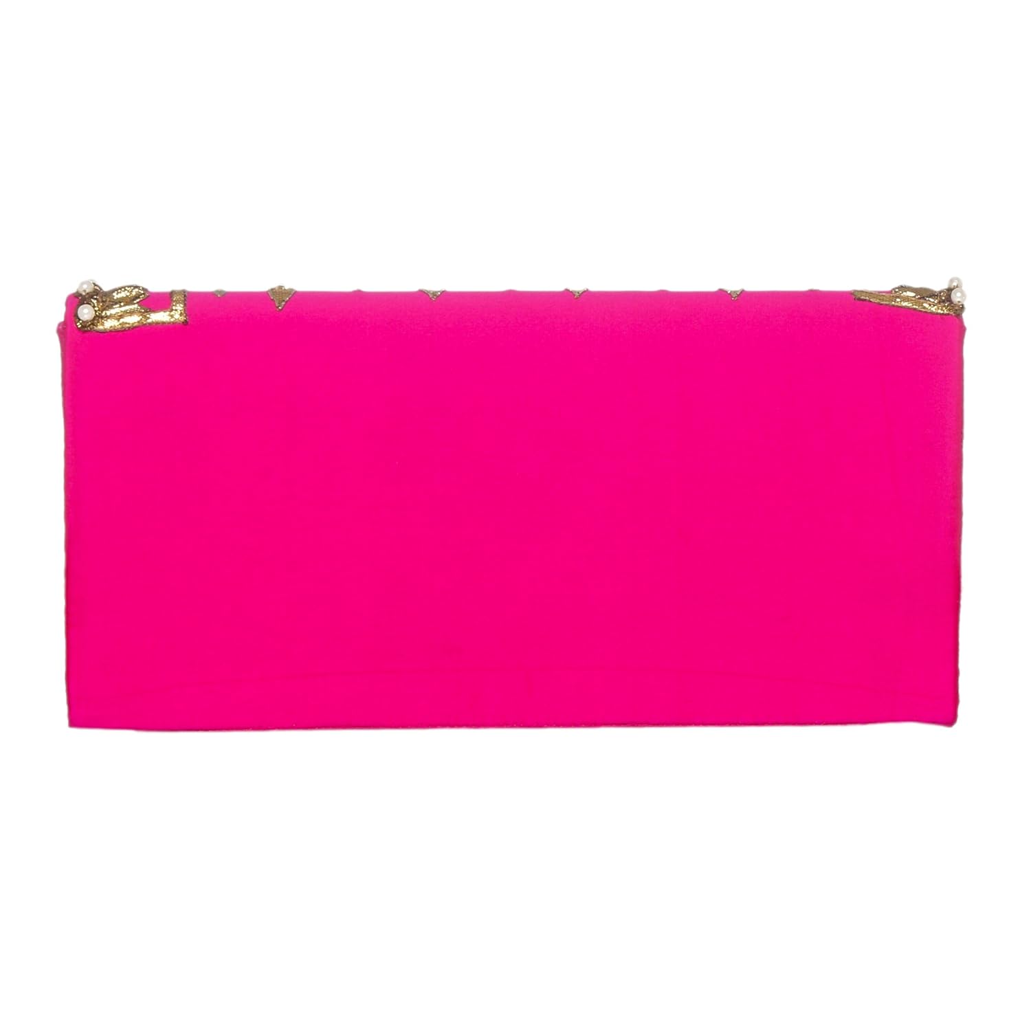monokrome new york hudson pink womens art silk party clutch