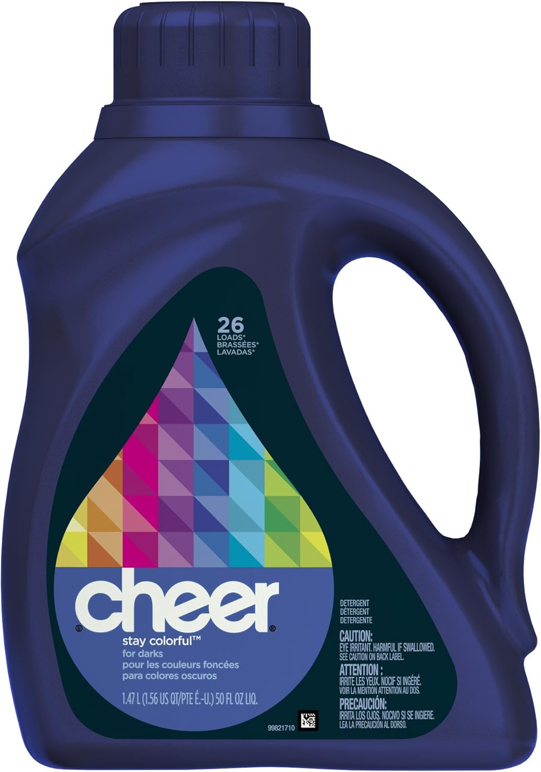 Cheer 2x Ultra Liquid Detergent Dark 26 Loads 50 Fl Oz