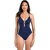La Blanca Womens Island Goddess Underwire One Piece Swimsuit