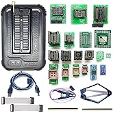 Xgecu TL866II Plus Upgraded Xgecu T48 Programmer 19 Adapter Socket IC Tl866 Nand Nor Flash 24 93 25 Mcu Bios EPROM AVR Chip E