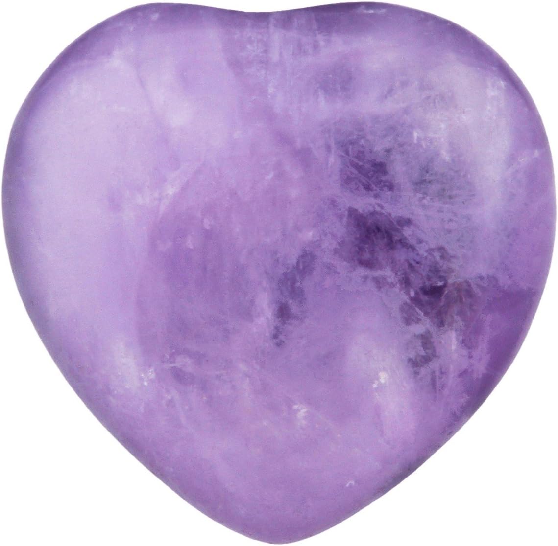 Shanxing 10pcs Natural Amethyst Mini Heart Crystals Set - Image 3