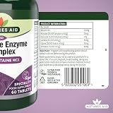 Natures Aid Digestive Enzyme Complex 60 Tablets Vegan Betaine HCl view 6