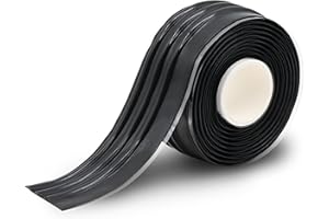 Design Engineering EZ Grip Tape 5' Roll | Silicone Grip Tape | Enhanced Grip & Stability | Weather-Resistant | Self-Fusing | Heat & UV Resistant | Multi-Purpose Use | Easy to Cut | Black