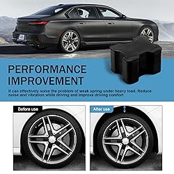 lekudo 4 PCS Car Front Coil Spring Spring