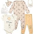 Disney Newborn Baby Boys Girls 7 Piece Layette Gift Set: Mickey Mouse, Winnie the Pooh & Minnie Mouse, 0-6M
