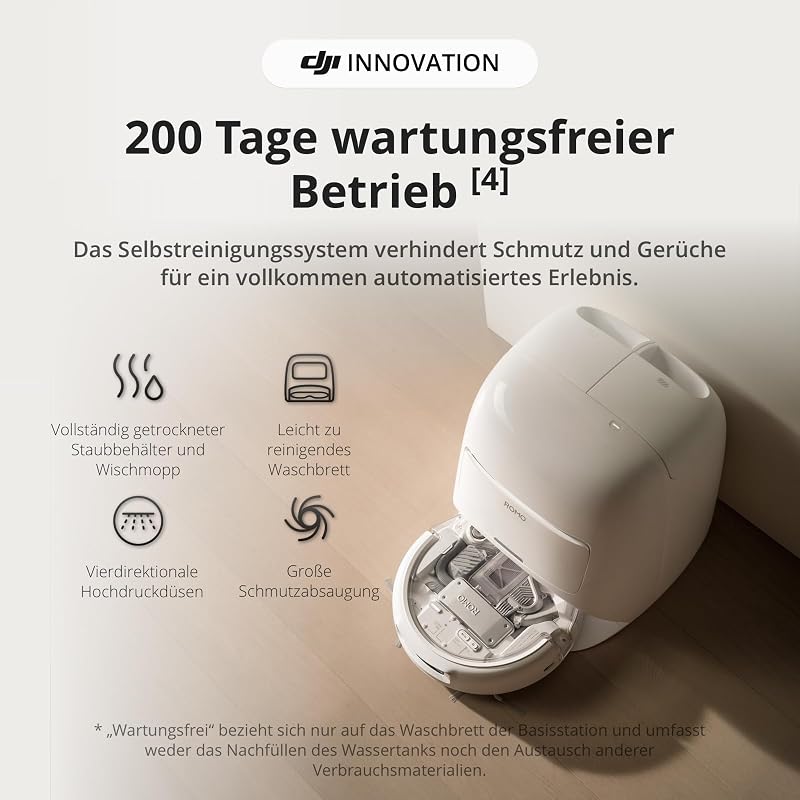 ROMO A Saugroboter mit Wischpads