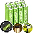 SINCEHOLY 1100mAh AAA Rechareable Batteries 12 Packs, 1.2V Ni-MH Triple A Batteries Low Self Discharge Batteries