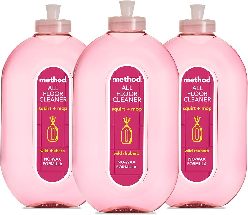 Method Multipurpose All Floor Cleaner 3 x 739ml Fresh Wild Rhubarb