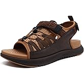 ONCAI Men Hiking Sandals, Arch Support Walking Sandals with Outdoor Orthotic Footbed for Plantar Fasciitis, Hombre Sandalias Recovery Sport Size 7-14