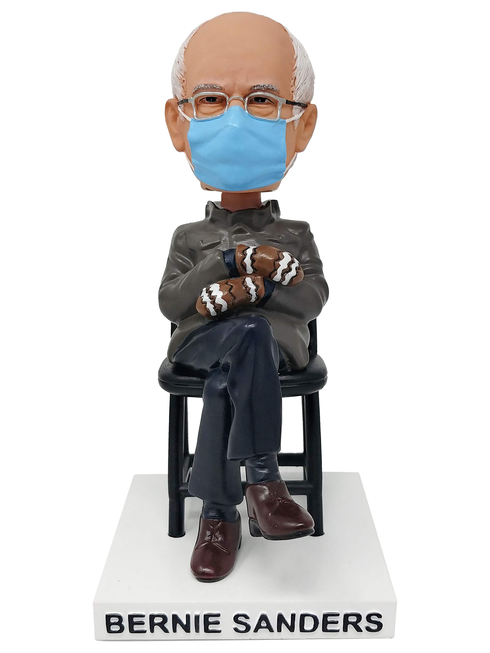 Bernie Sanders Inauguration Day Bobblehead with Viral Mittens-Legend Action Figure
