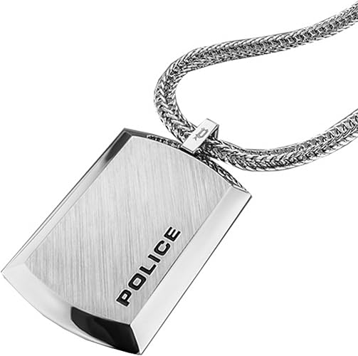Amazon Co Jp ポリス Police ネックレス メンズ ペンダント Purity ピュアリティー ドックタグ シルバー 249pss A シューズ バッグ