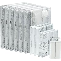 Rainbow Craft 10-PACK Vacuum Storage Bags for Clothes - Space Saver Vacuum Bags for Comforters and Blankets - Storage…