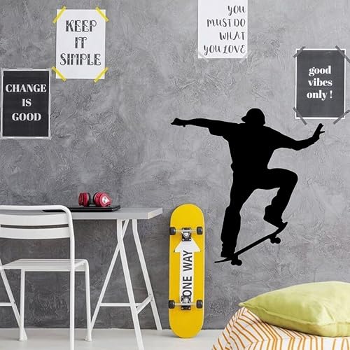 Amazon Com Skateboard Wall Decor Personalized Skater Decal For